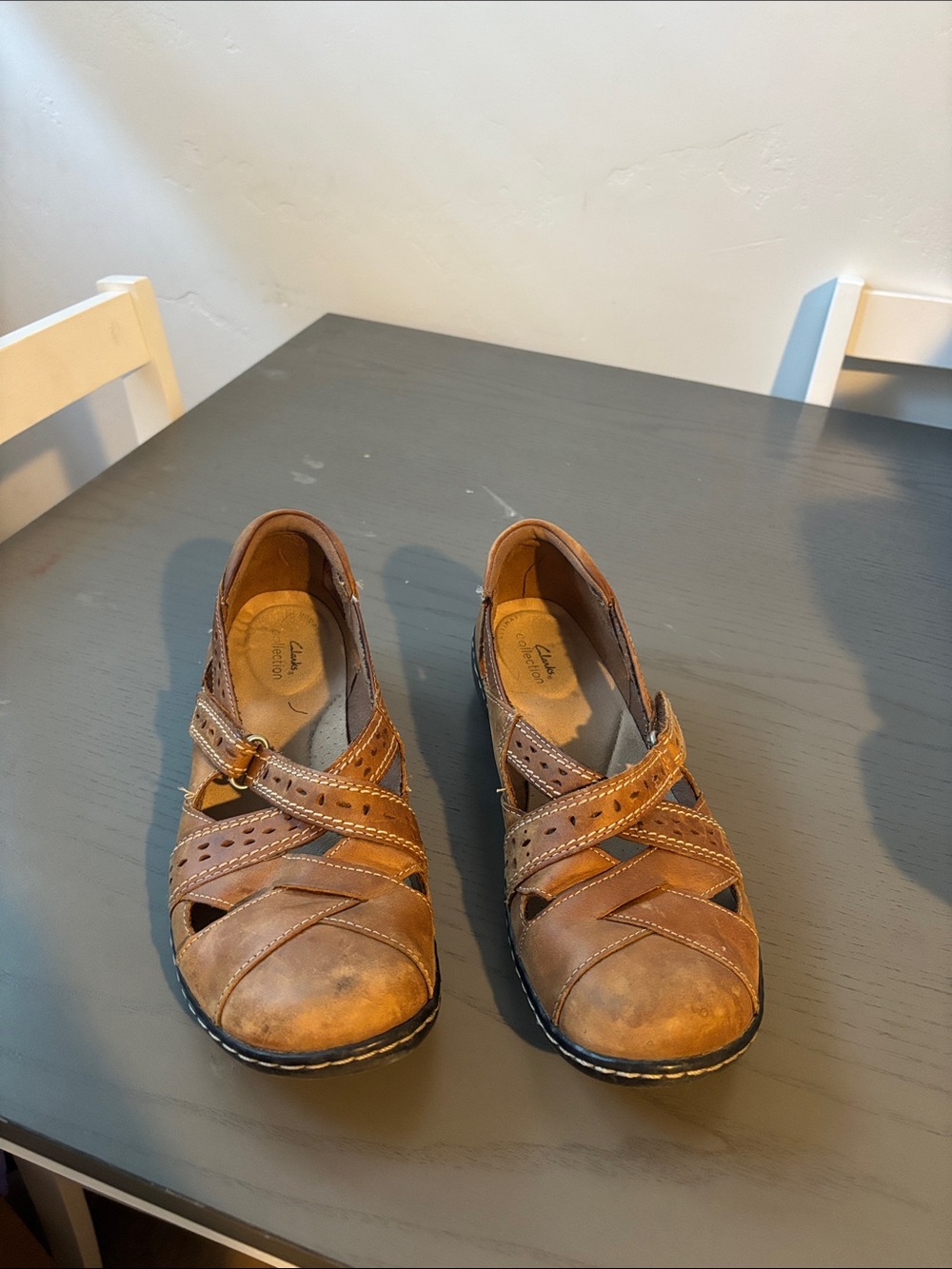 Clark’s Women's Brown Leather Shoes